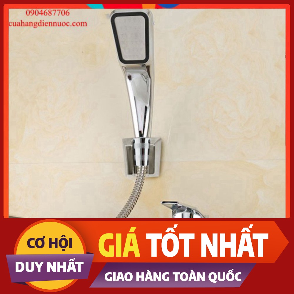 Sen tắm kết hợp vòi lavabo | Bộ sen liền vòi nóng lạnh cao cấp kèm sen tăng áp SNL02-VHS05 tặng đôi dây cấp inox