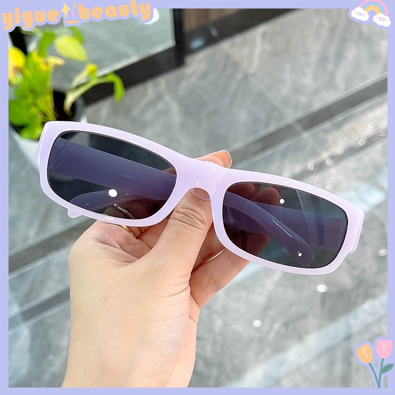 Kính Mát Hình Chữ Nhật Phong Cách Retro Dành Cho Nữ