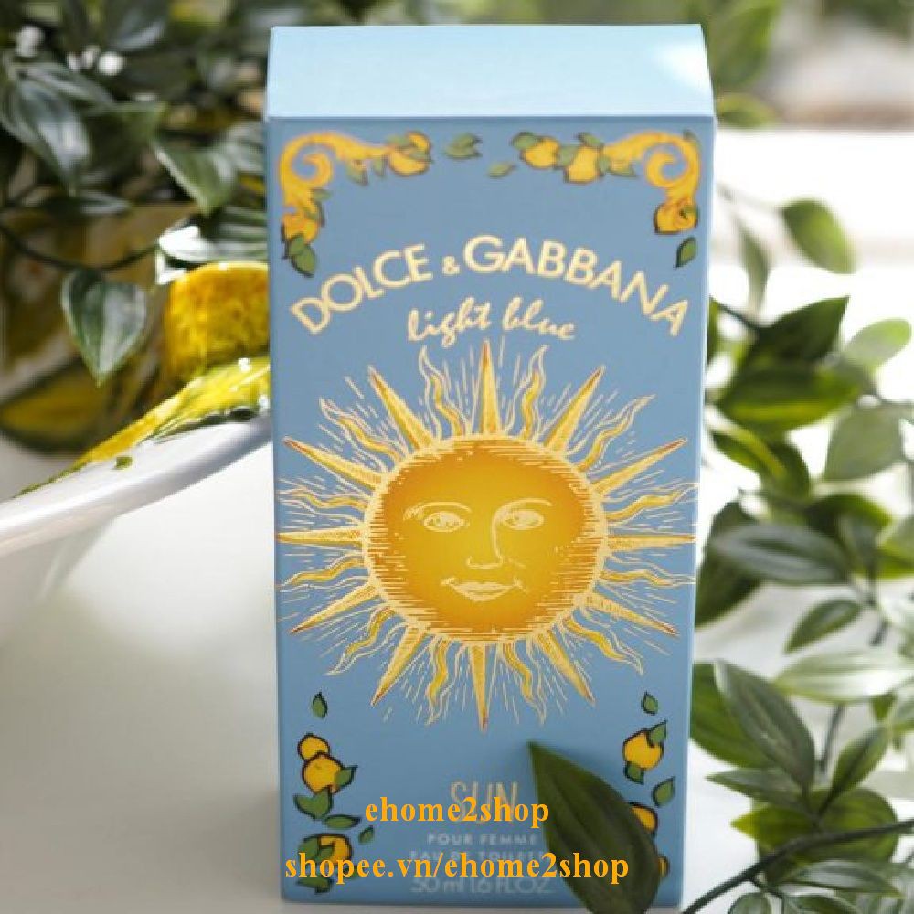 Nước Hoa Nữ 100Ml Dolce & Gabbana Light Blue Sun, shopee.vn/ehome2shop.