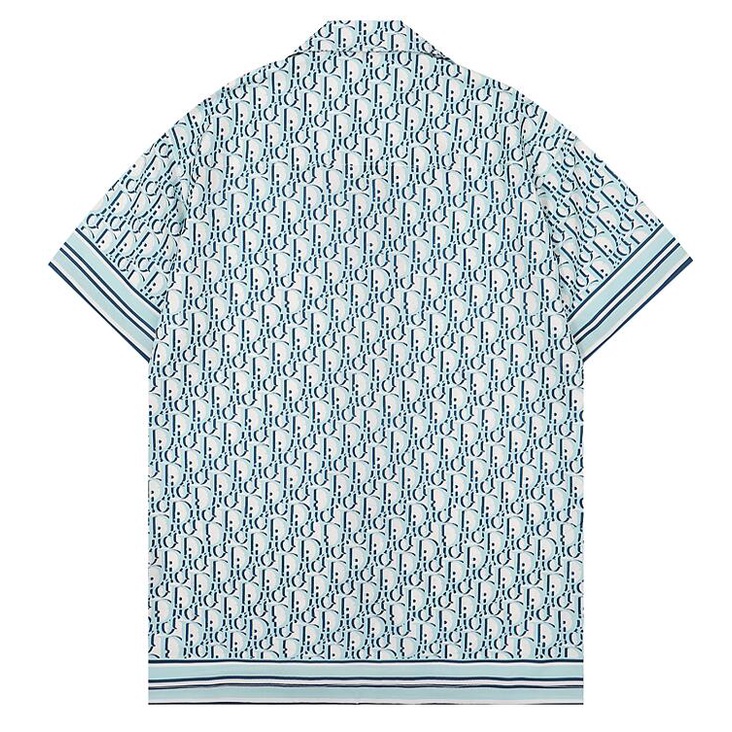 Áo Sơ Mi Cotton Ngắn Tay In Họa Tiết Thời Trang Cho Nam Nữ