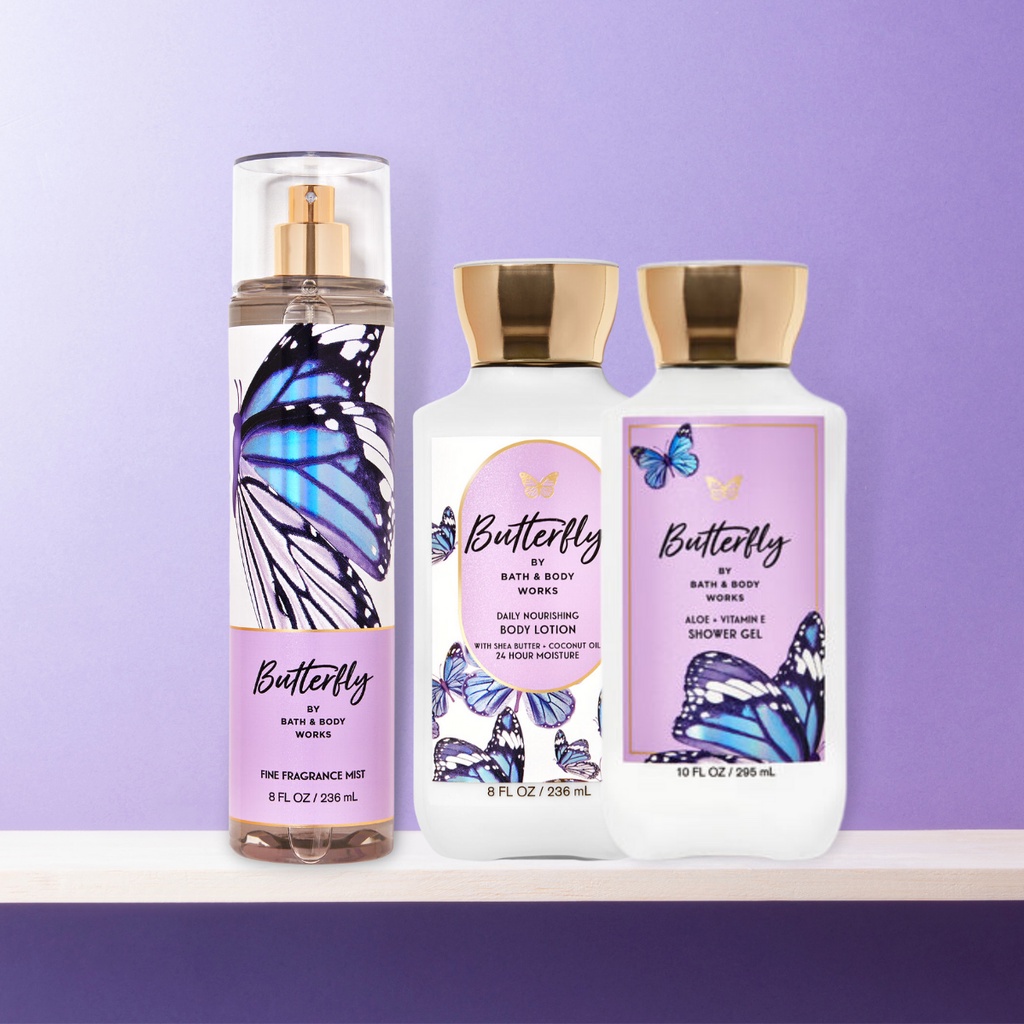 XỊT THƠM TOÀN THÂN BUTTERFLY - BODY MIST BATH & BODY WORKS 236ML
