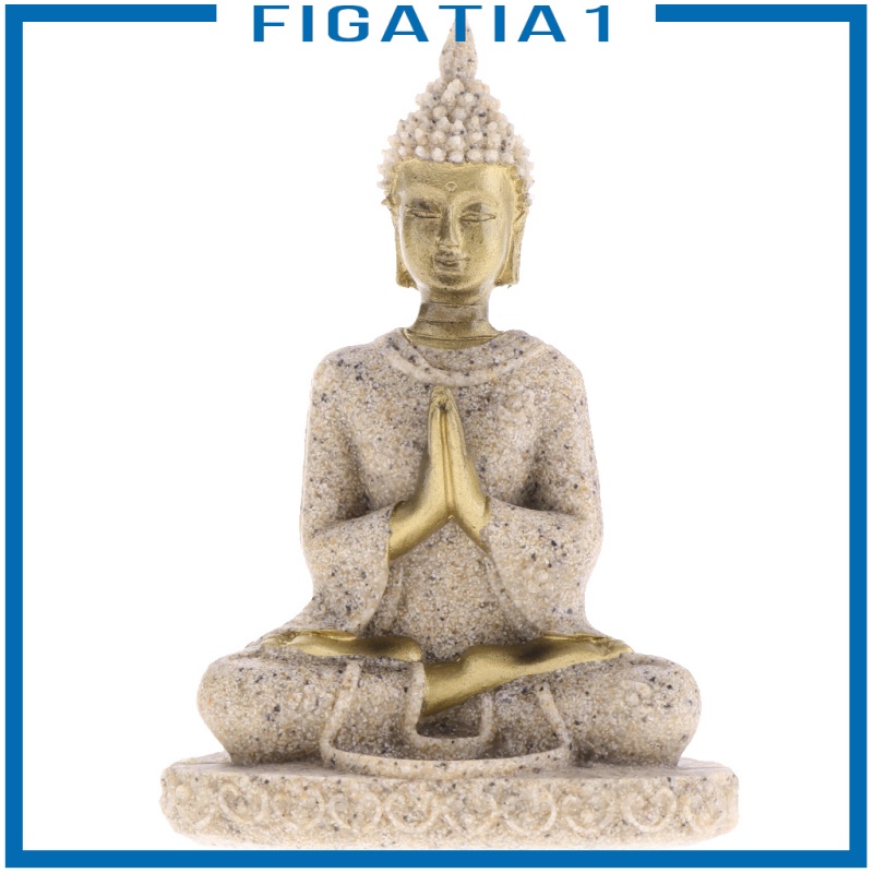 Tượng phật ngồi trên đá cát