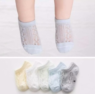 Set 5 đôi tất lưới mùa hè cho bé sơ sinh