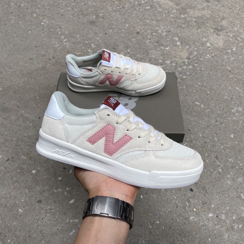 Giày newbalance Crt300 xám Hồng nữ