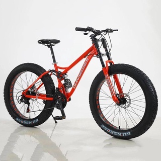 Xe đạp thể thao bánh béo elinsroses 26 inch, hàng siêu chất 3 đĩa 7 líp 21 tốc độ, khung thép carbon