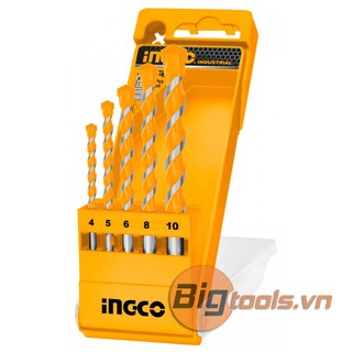 Bộ mũi khoan bê tông 5 chi tiết ingco akd3051