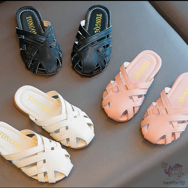 Dép Đi Biển Đế Mềm Chống Trượt Xinh Xắn Cho Bé Gái