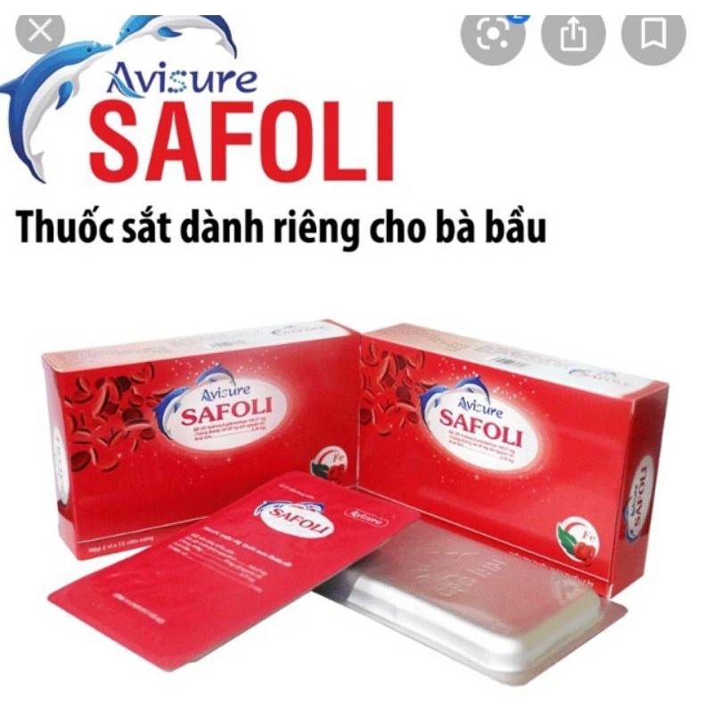 Avisure Safoli - sắt hữu cơ cho phụ nữ mang thai