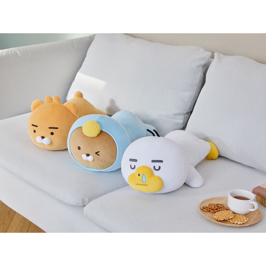 Gối Ôm Little Tube Kakao Friends - Màu Trắng