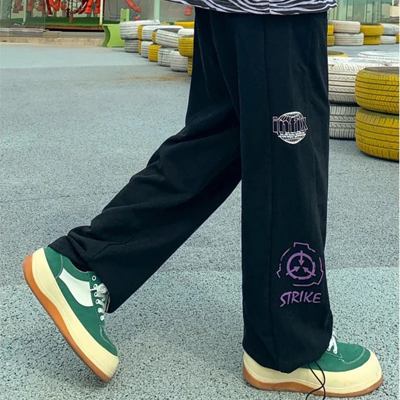 Quần Dài Họa Tiết Graffiti Phong Cách Âu Mỹ Cho Nam Size M-3Xl | BigBuy360 - bigbuy360.vn