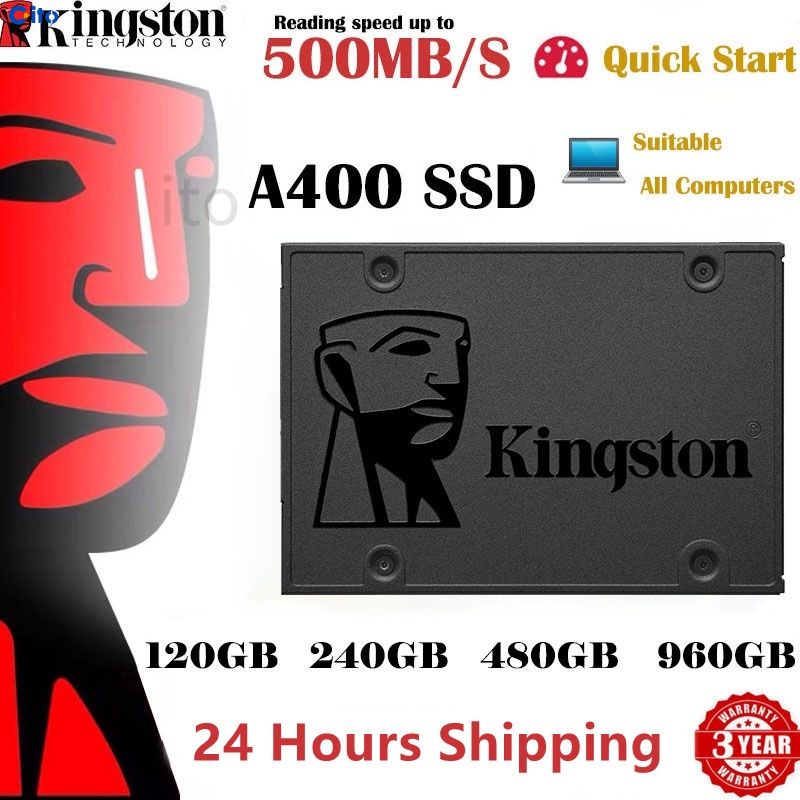Kingston SSD A400 SATA 3 Ổ Đĩa Trạng Thái Rắn-SSD 120GB/240GB/480GB