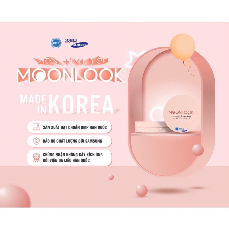 Moonlook-Ngọc Tình Yêu Moonlook Hàn Quốc, Hộp 10 Viên-Có Tách Lẻ