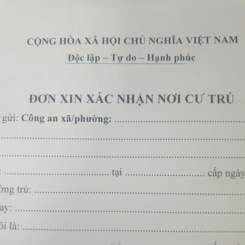 Đơn xin ly hôn đơn phương dùng cho trường hợp thiếu giấy tờ CMND, Hộ khẩu của bị đơn