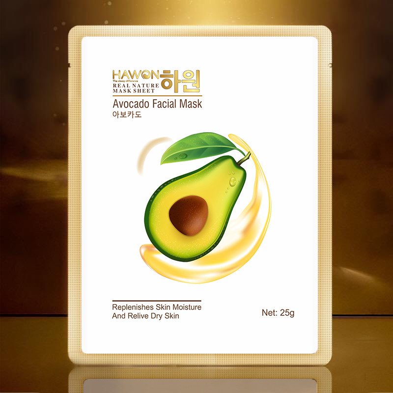 Mặt Nạ Bơ, Dâu Cung Cấp Vitamin C Dưỡng Ẩm Mềm Mịn Da Cao Cấp Hawon