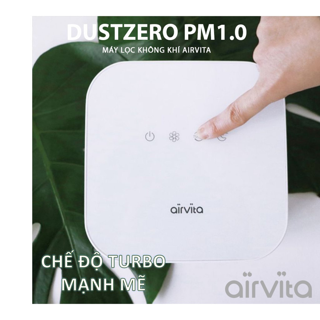 Máy lọc không khí Hàn Quốc Airvita Dust Zero lọc bụi siêu mịn PM1.0, diệt khuẩn - Nhập khẩu và bảo hành chính hãng