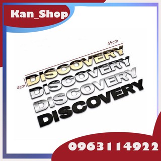 Chữ DISCOVERY Dán Ô Tô 3D