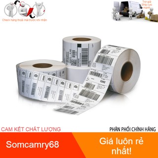 Decal in mã vạch nhãn tem khổ 100x150 mm