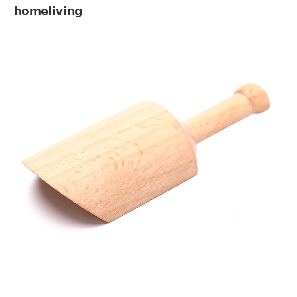 1 Muỗng Gỗ Mini Múc Trà / Cà Phê / Muối Tắm Tiện Dụng