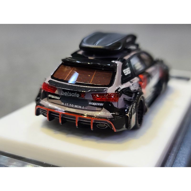 Xe Mô Hình Audi RS6 DTM 56 1:64 HPI64 ( Xám Camo )