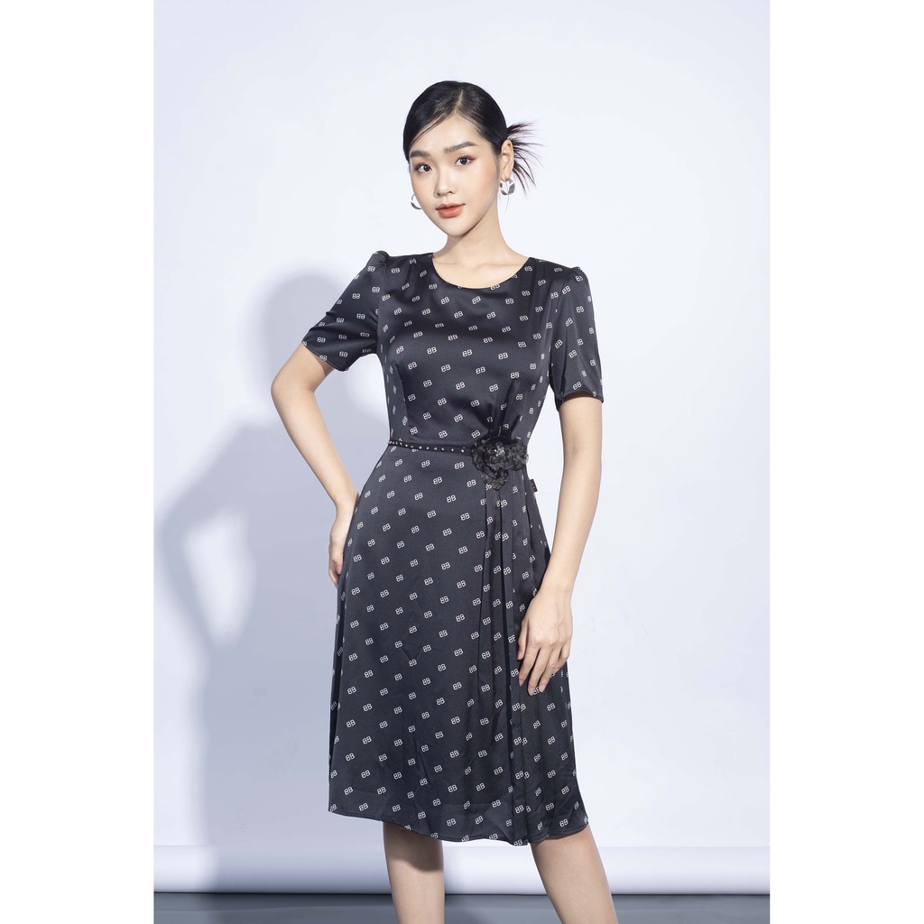Đầm xòe, cộc tay MMOutfit M-DA060421197