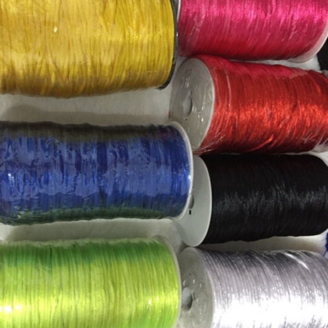 Cuộn dây dù đỏ chất dù bóng size 2.5mm size to