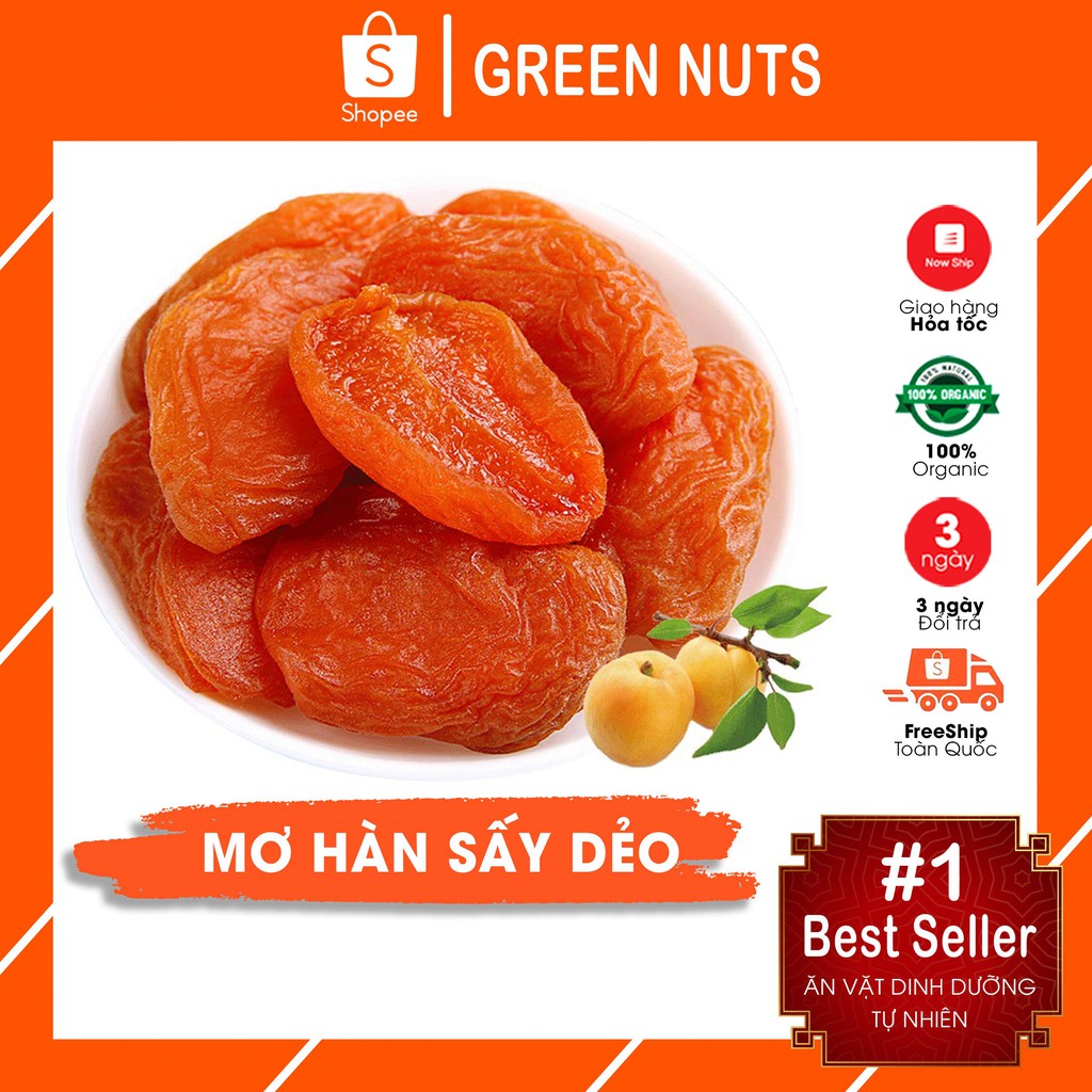 [DEAL SỐC] MƠ HÀN sấy không đường chua ngọt - mềm - dày thịt ĂN VẶT HEALTHY/ĂN VẶT MẸ BẦU/ĂN KIÊNG/EAT CLEAN/LOW CARB