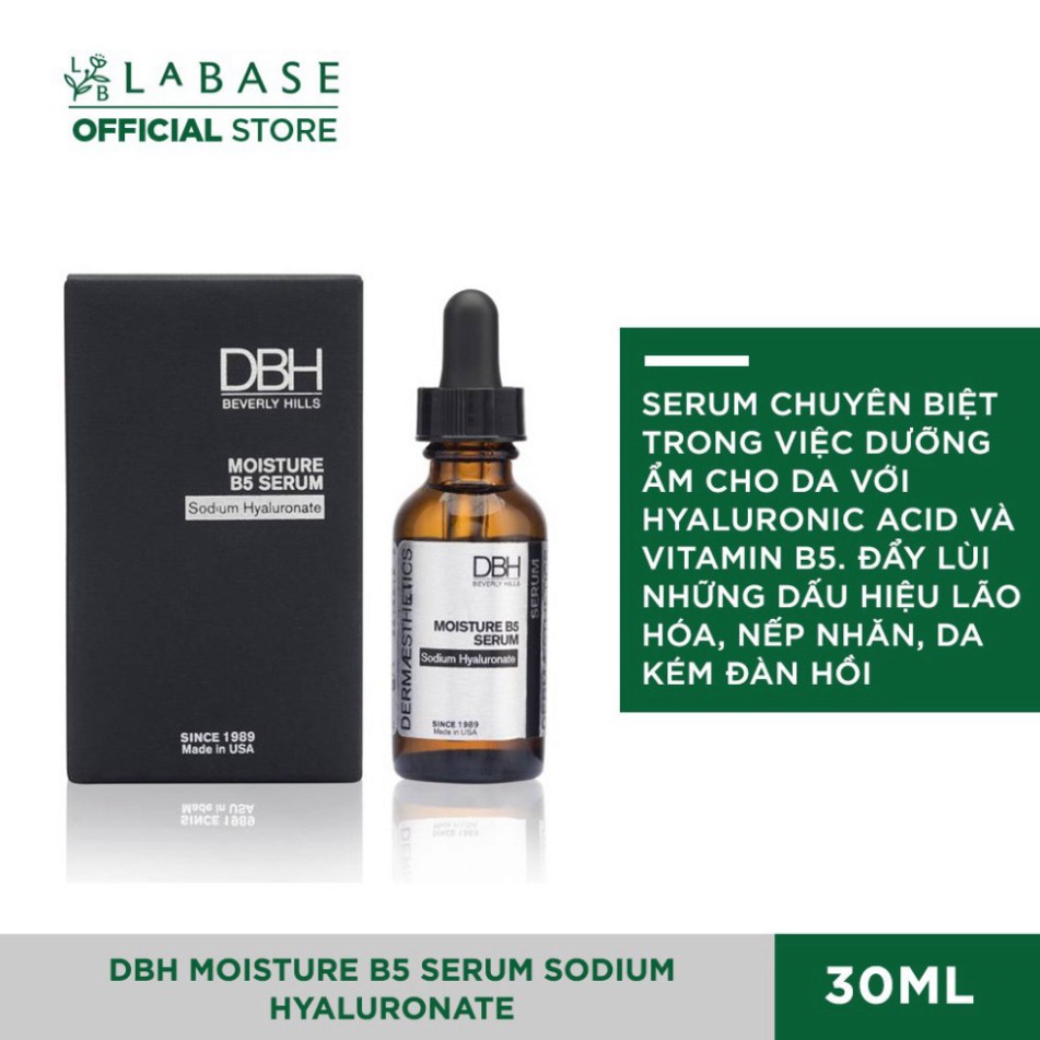 DBH Moisture B5 Serum Sodium Hyaluronate Tinh chất hỗ trợ phục hồi tái tạo da L3