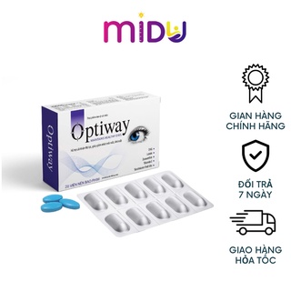 Viên uống giảm khô mắt mỏi mắt optiway - hộp 20 viên