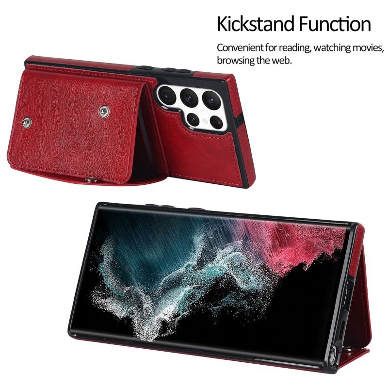 Ốp Điện Thoại Da Kiểu Ví Lật Có Dây Đeo Cho Samsung Note 20 Ultra Note 20 Note10 Note10 Plus Note9 8