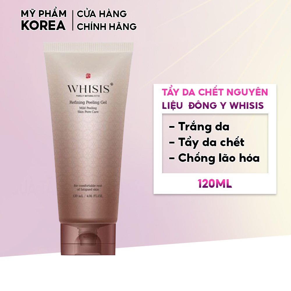 Tẩy da chết Đông Y WHISIS Hàn Quốc giảm nám & sạm da cho da xỉn màu, thâm sạm 120ml