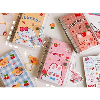 Sổ a6 gấu lucky Sổ lò xo mini