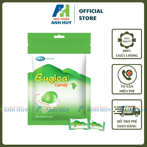 Kẹo Eugica MEGAWecare Bì/15v
