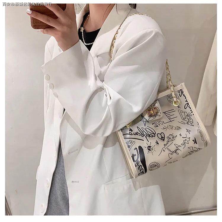 Túi Xách Trong Suốt Phối Dây Xích Kiểu Dáng Đơn Giản Hợp Thời Trang | BigBuy360 - bigbuy360.vn