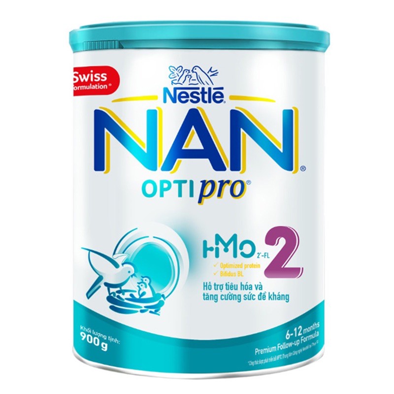 Sữa Bột Nestle NAN Optipro 2 (900g)