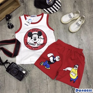 Bộ bé trai ba lỗ Mickey