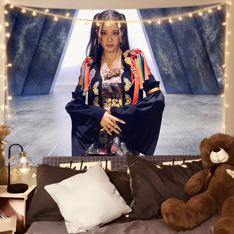 Tấm Vải Treo Tường Trang Trí Hình Nhóm Nhạc Blackpink | BigBuy360 - bigbuy360.vn