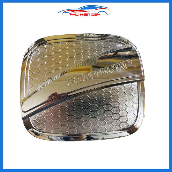 Ốp nắp xăng Fortuner 2017-2018-2019-2020-2021 nhựa đen bảo vệ chống trầy trang trí ô tô