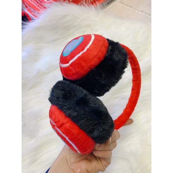 Chụp tai giữ ấm mùa đông cho bé hình Siêu nhân