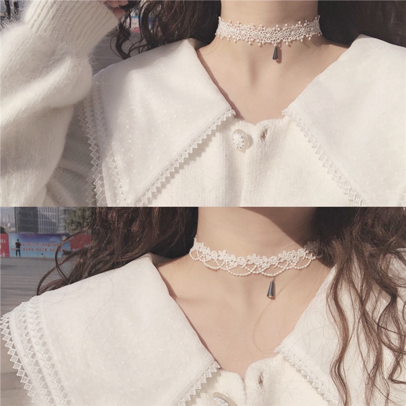 Vòng Cổ choker Phối Ren Thời Trang Cho Nữ