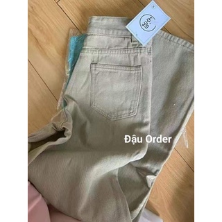 [Sẵn ] QUẦN JEAN NÂU BE CẠP CAO SIÊU HACK DÁNG