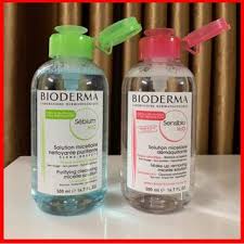 Nước tẩy trang bioderma crealine H2O Solution Micellaire nắp nhún màu hồng 500ml - Ads.cosmetics