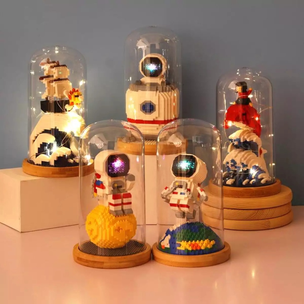 Mô hình Phi Hành Gia tự lắp ghép  - kèm ảnh thật chi tiết