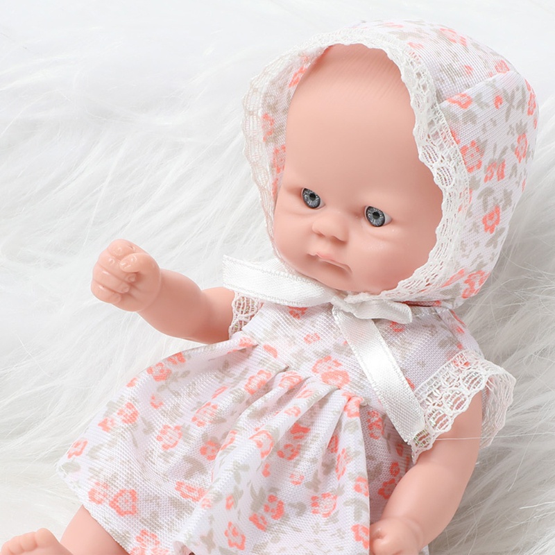 Búp Bê Bé Gái 20CM 8in Vinyl Sống Động Có Thể Giặt Rửa Và Tái Sử Dụng