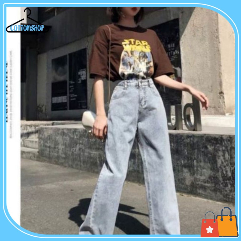 Quần baggy trơn ống suông, đơn giản nhưng siêu tôn dáng