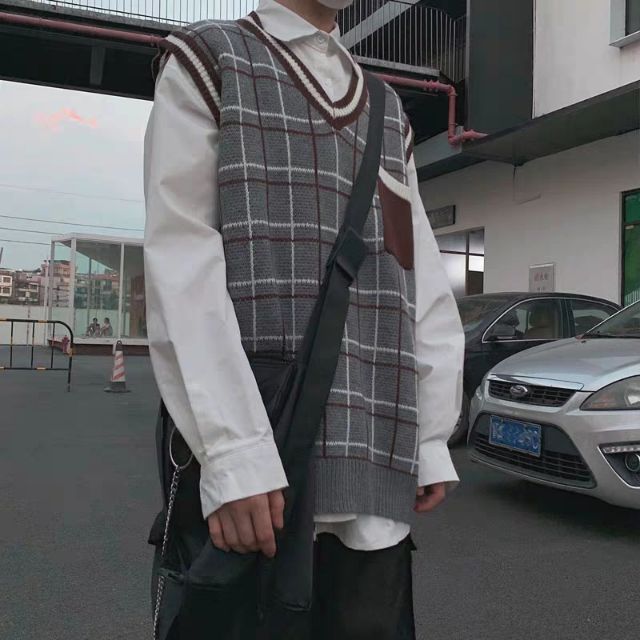 ÁO LEN GILE HỌA TIẾT KẺ UNISEX