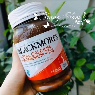 Canxi magie Blackmores Total Calcium Magiesium + D3 200 viên (Úc)