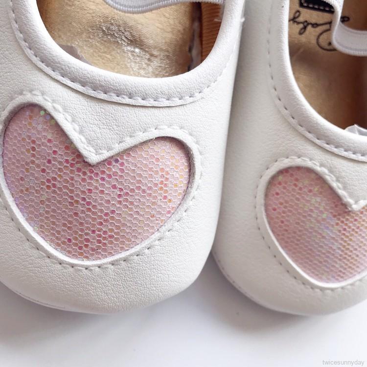 Giày búp bê đính nơ đáng yêu cho bé gái