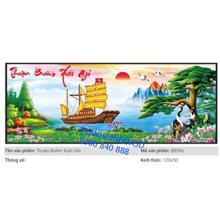 Tranh đính đá Thuận Buồm xuôi gió 88596