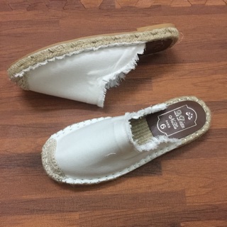 Giầy sục đế cói tua rua sẵn size 36 các size khác order
