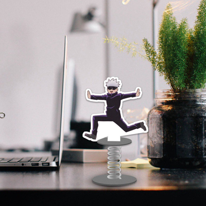 Mô hình đồ chơi nhân vật anime Jujutsu Kaisen Gojo Satoru bằng Acrylic thiết kế sống động có thể lắc lư